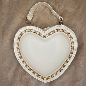 Boutique Heart shaped hand bag NEW